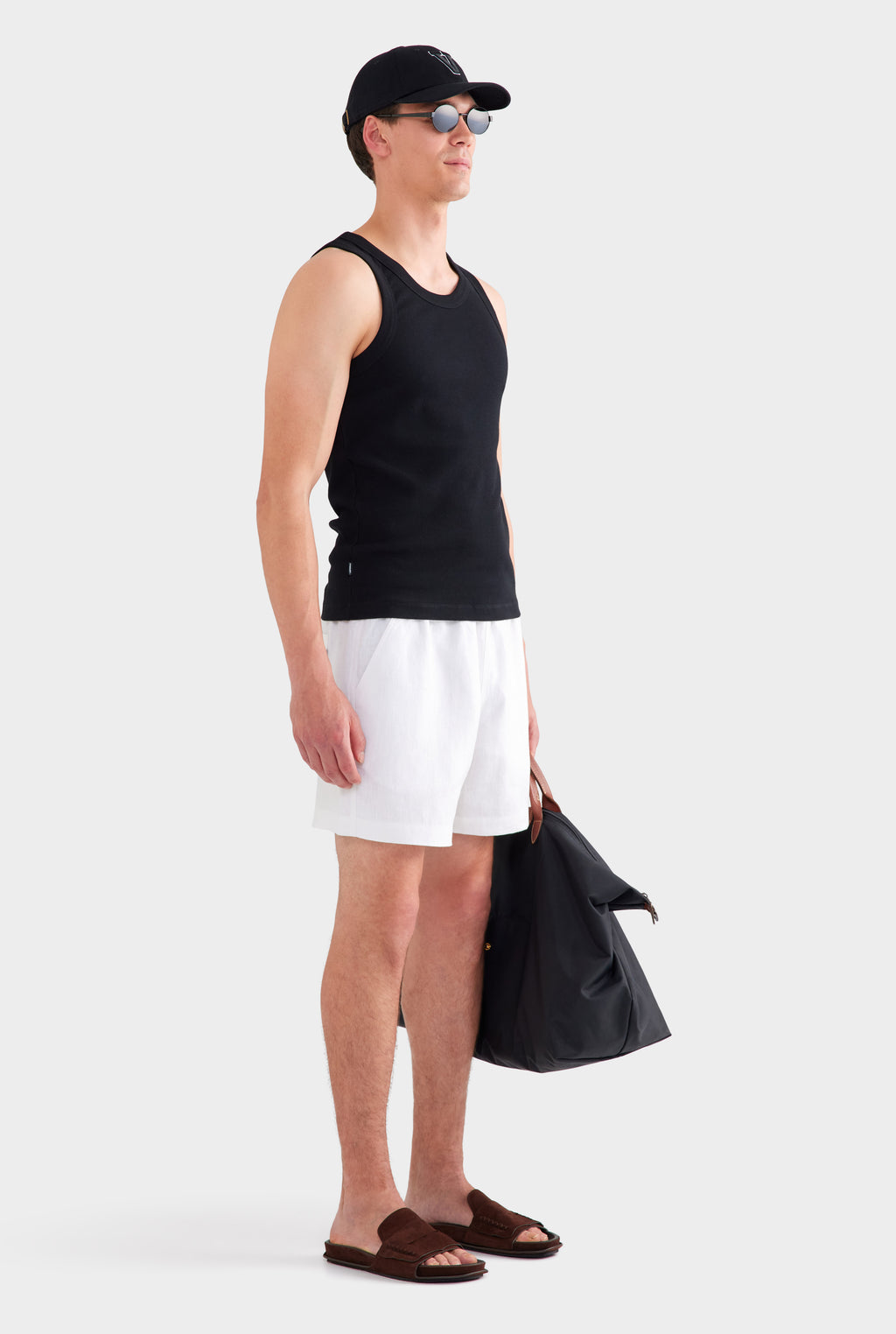 Jersey Rib Tank - Black