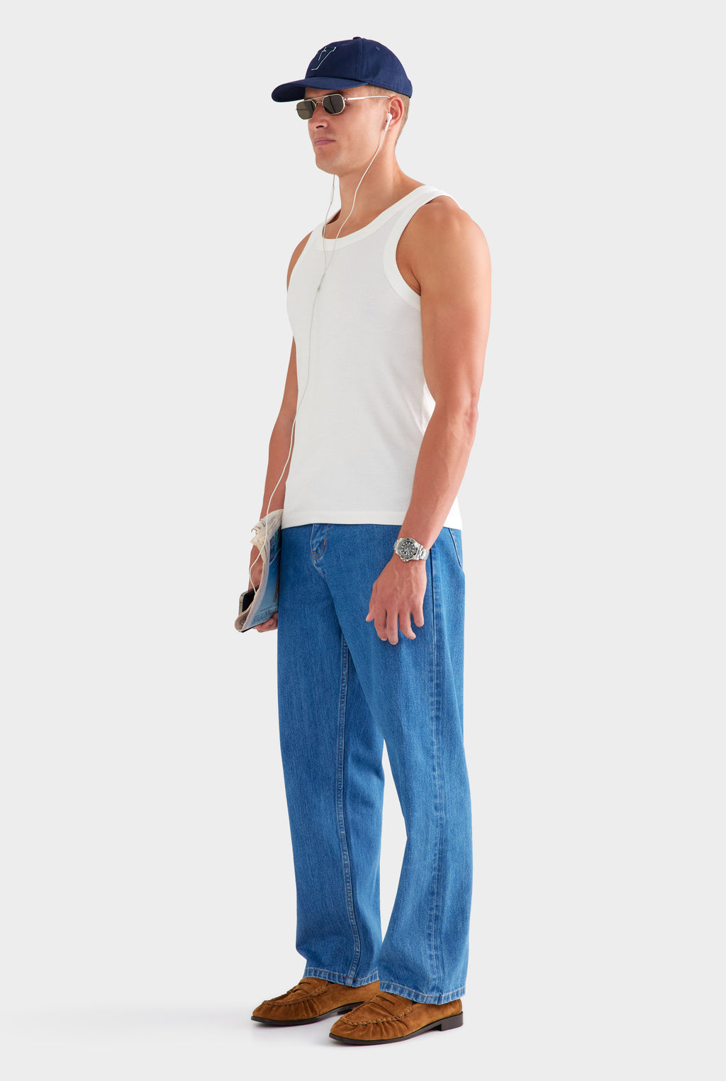 Jersey Rib Tank - Off White