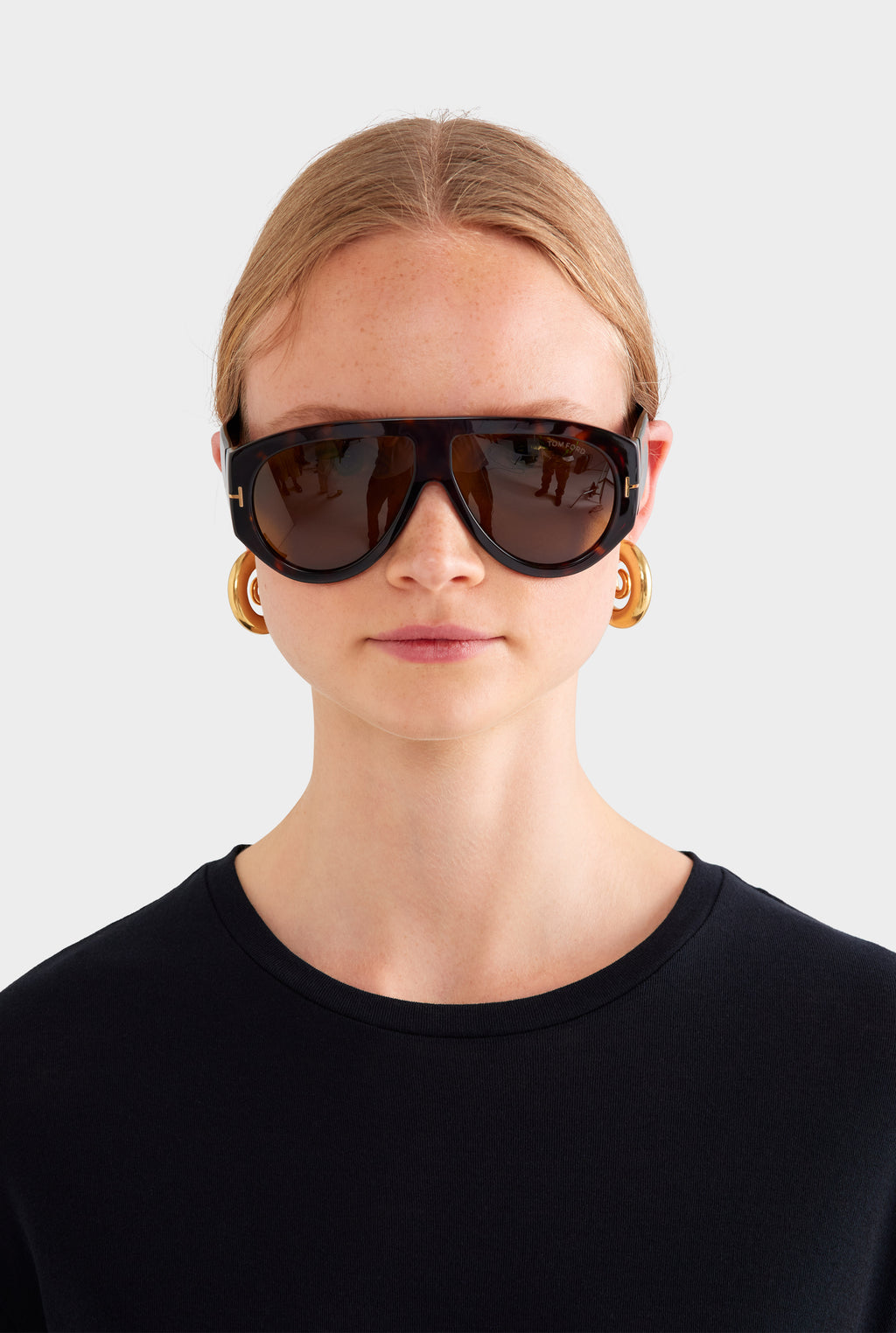 Long Sleeve Lightweight Cotton Tee - Black