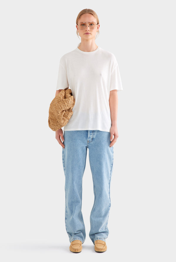 Lightweight Cotton Tee - White