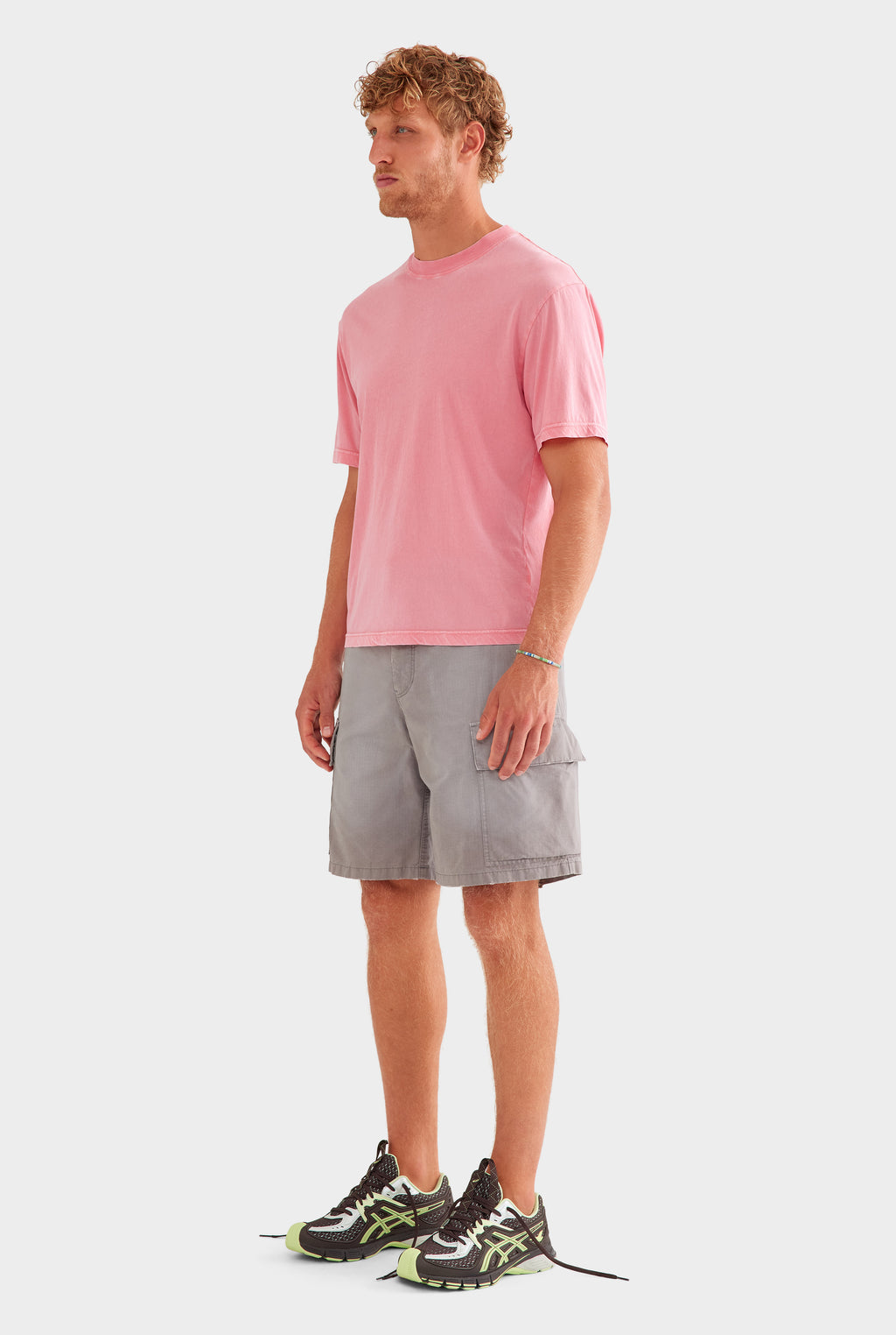 Lightweight Standard Cotton T-Shirt - Pigment Dyed Pink