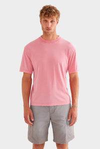 Lightweight Standard Cotton T-Shirt - Pigment Dyed Pink