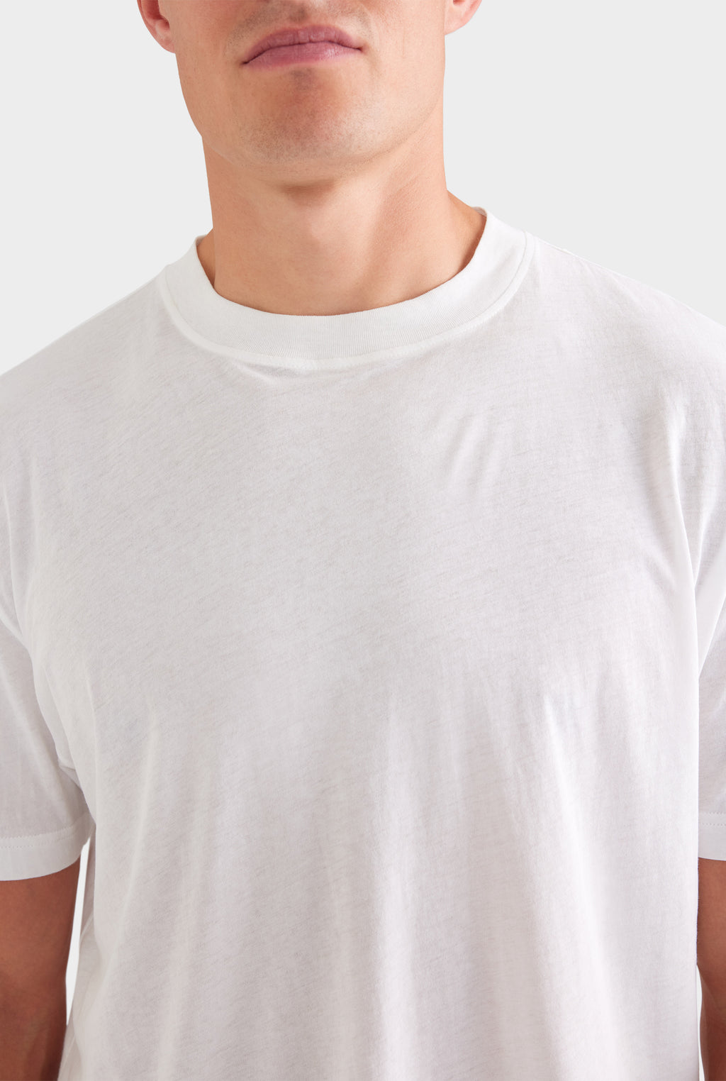 Lightweight Cotton T-Shirt - White