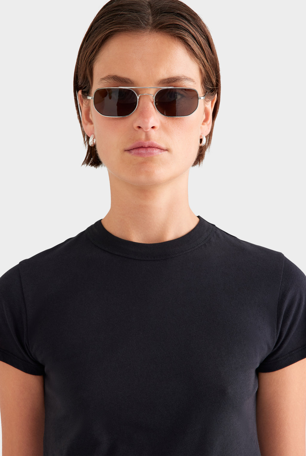 Lightweight Cotton Baby Tee - Black