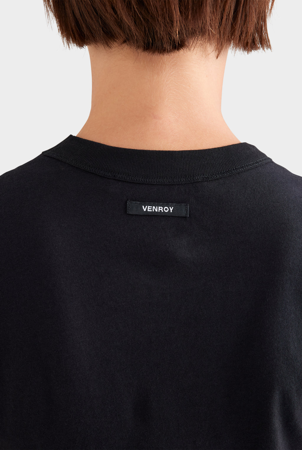 Lightweight Cotton Baby Tee - Black