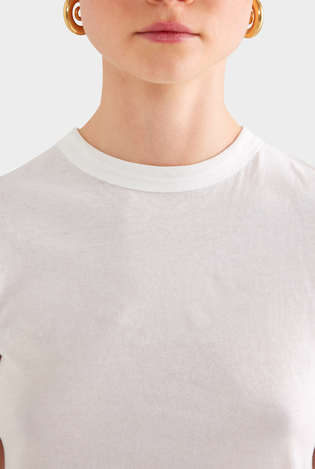 Lightweight Cotton Baby Tee - White