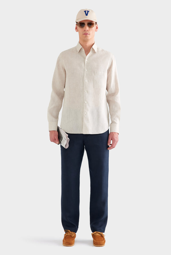 Relaxed Linen Shirt - Sand