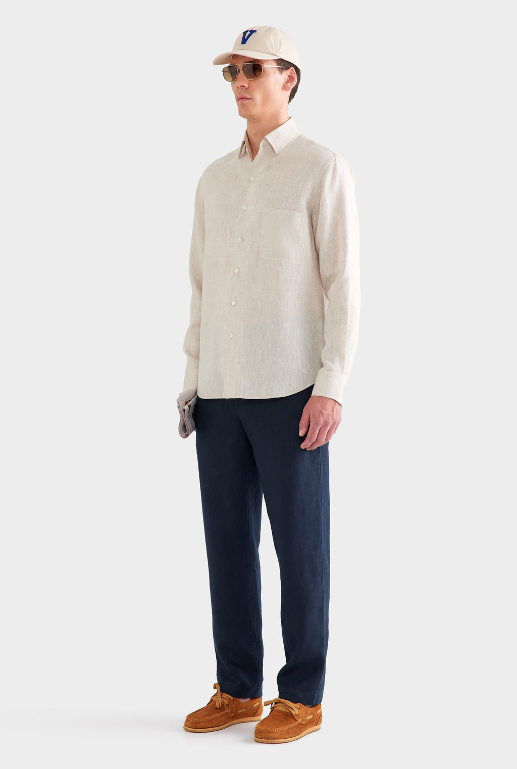 Relaxed Linen Shirt - Sand