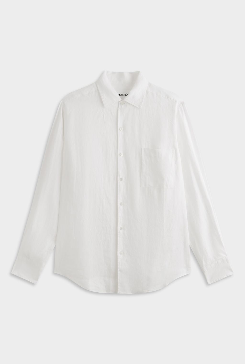 Relaxed Linen Shirt - White
