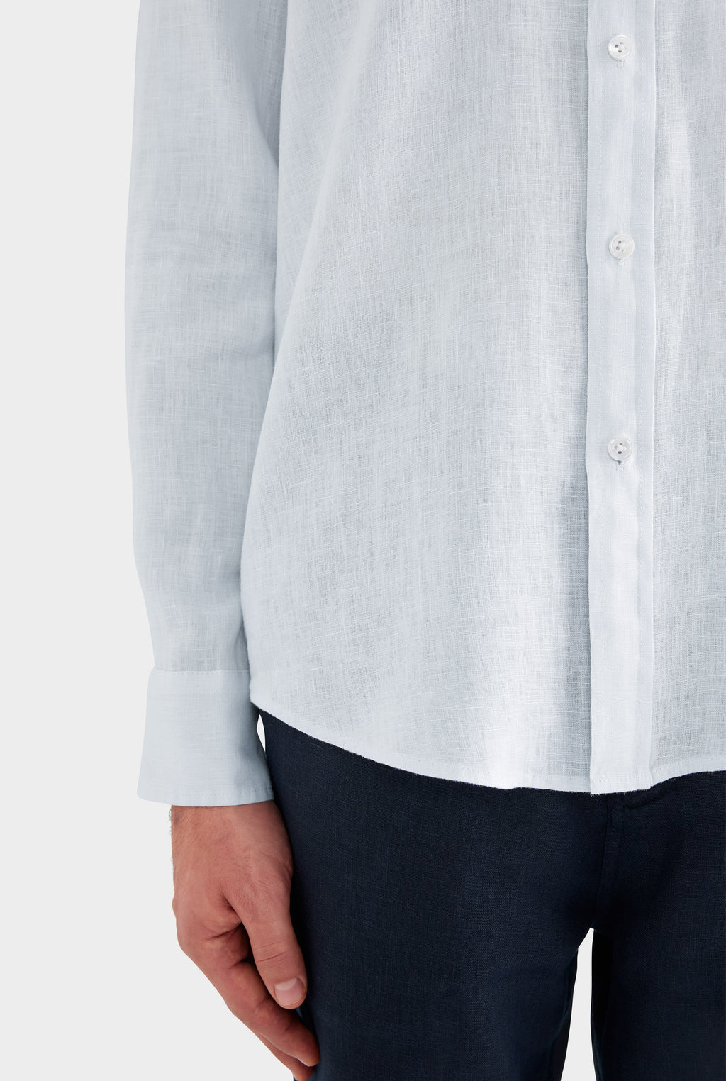 Linen Shirt - Light Blue