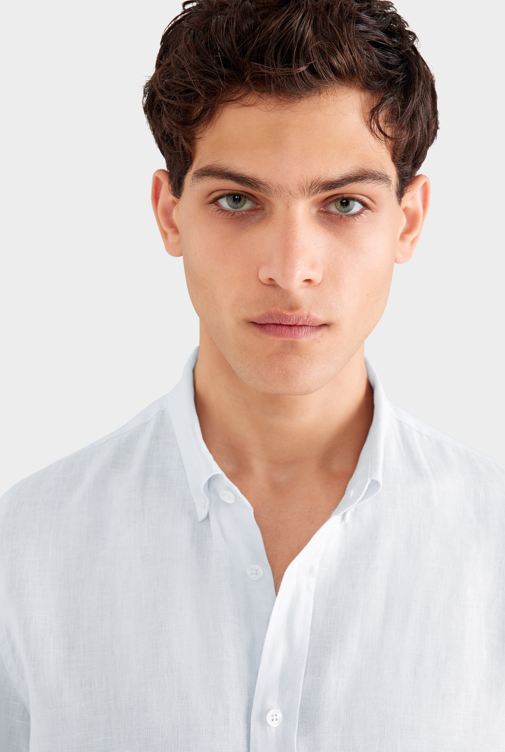 Linen Shirt - Light Blue