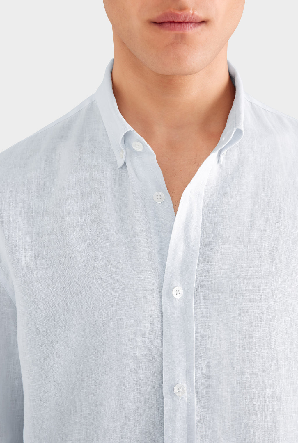 Linen Shirt - Light Blue