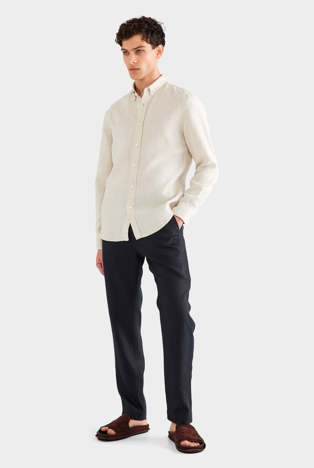 Linen Shirt - Sand