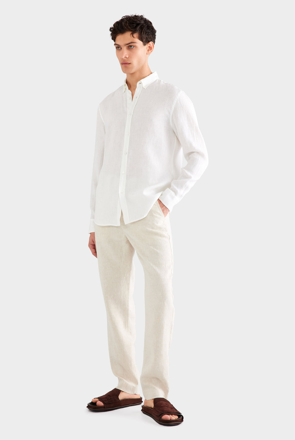 Linen Shirt - White