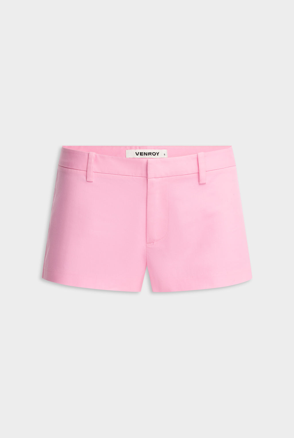 Low Rise Cotton Stretch Short - Pink