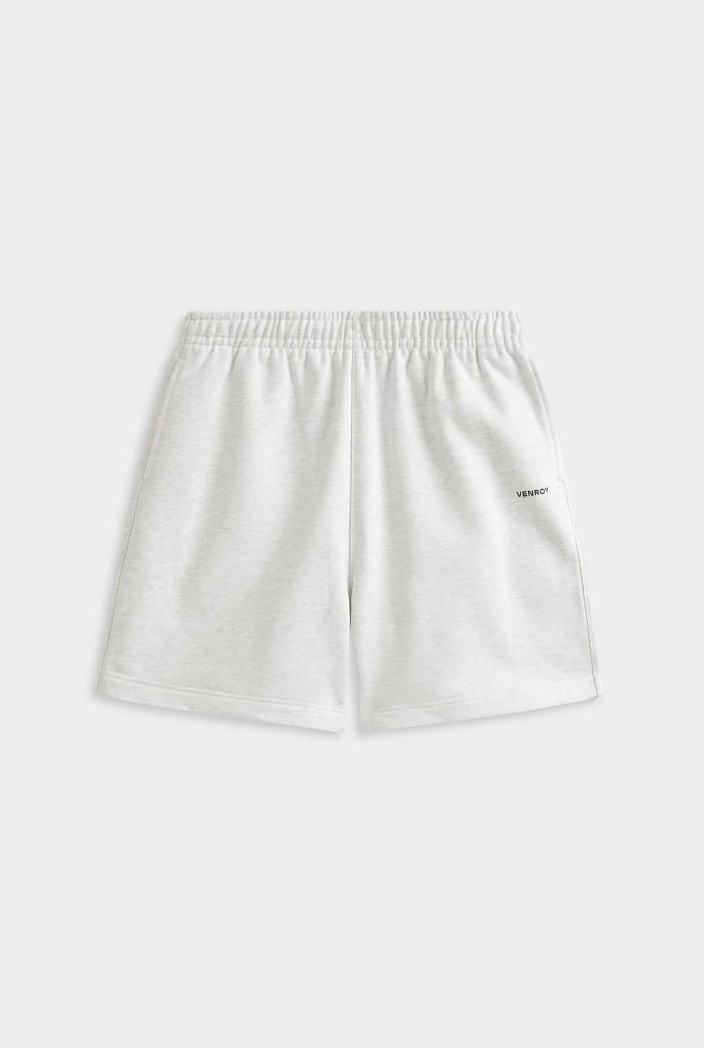 Fleece Track Shorts - Light Grey Marl