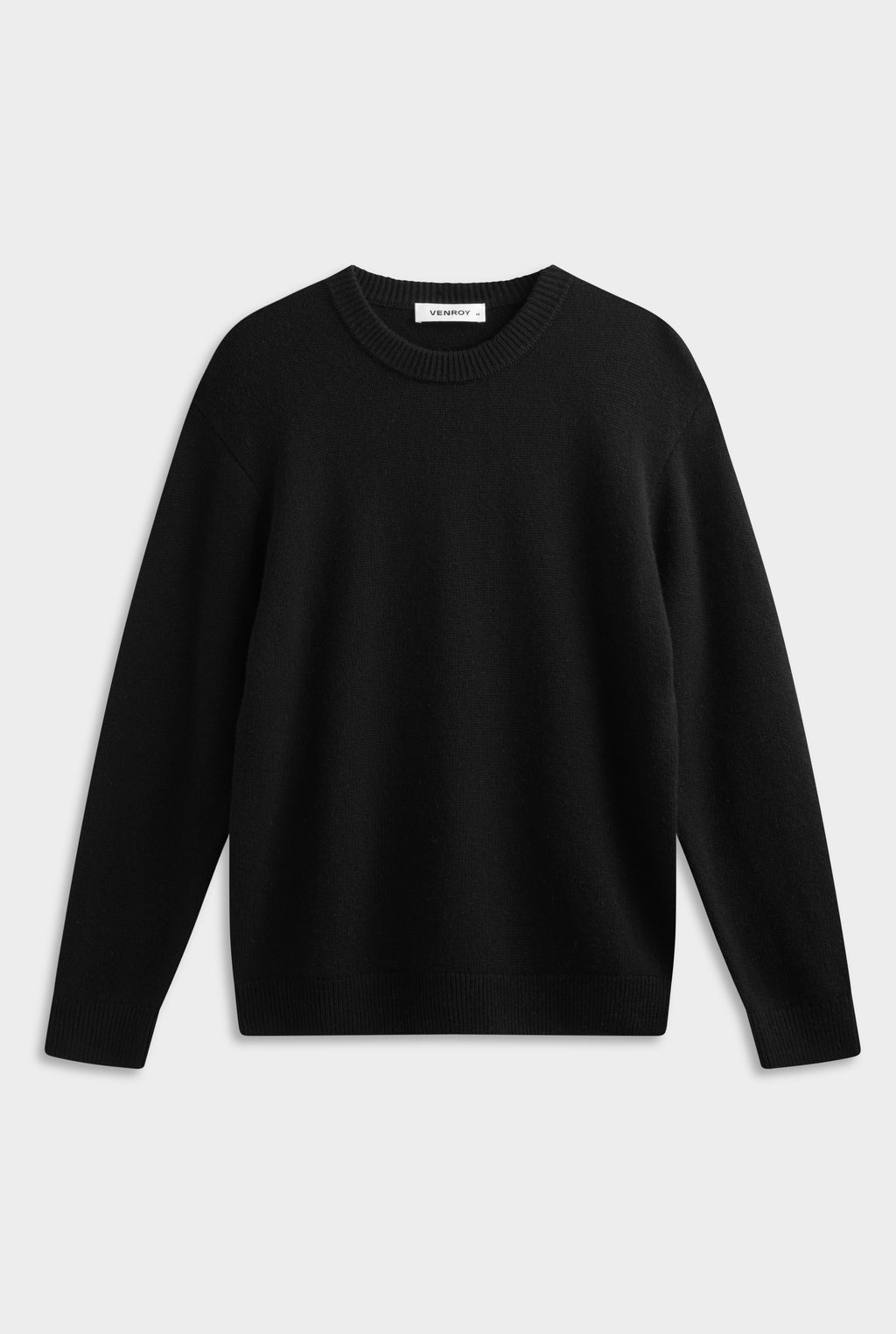 Wool Cashmere Sweater - Black