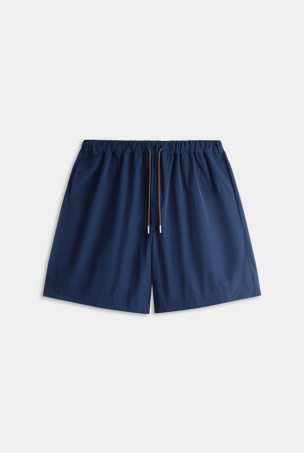 Oversized Nylon Taffeta Short - Navy