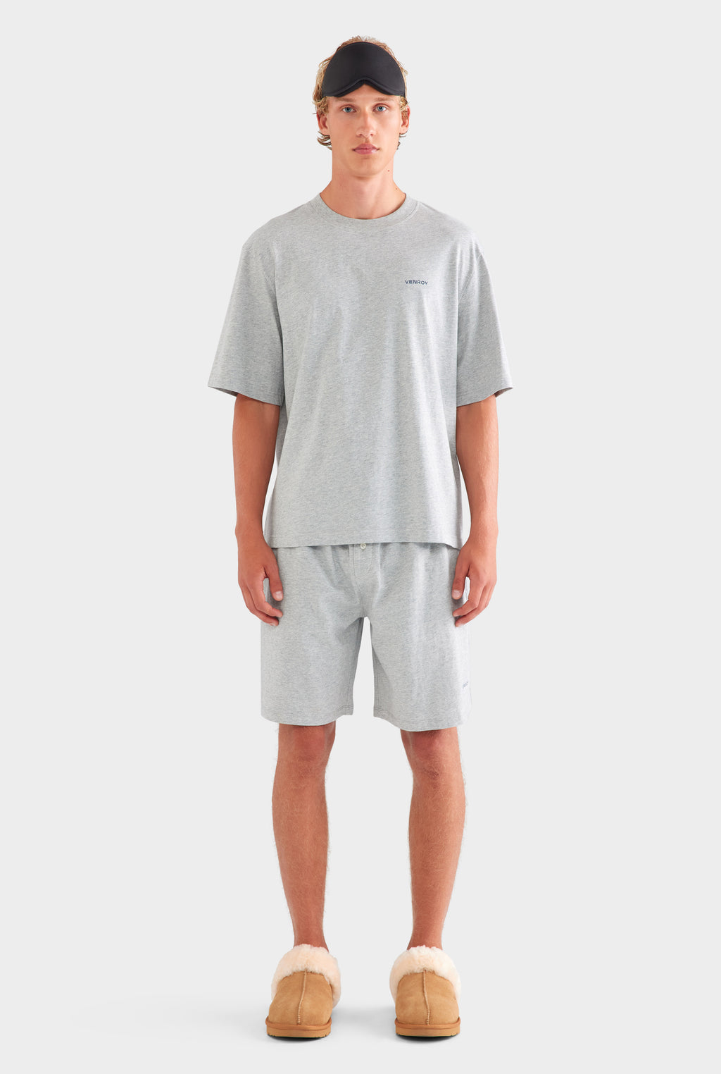 Mens Sleepwear Set - Grey Marl