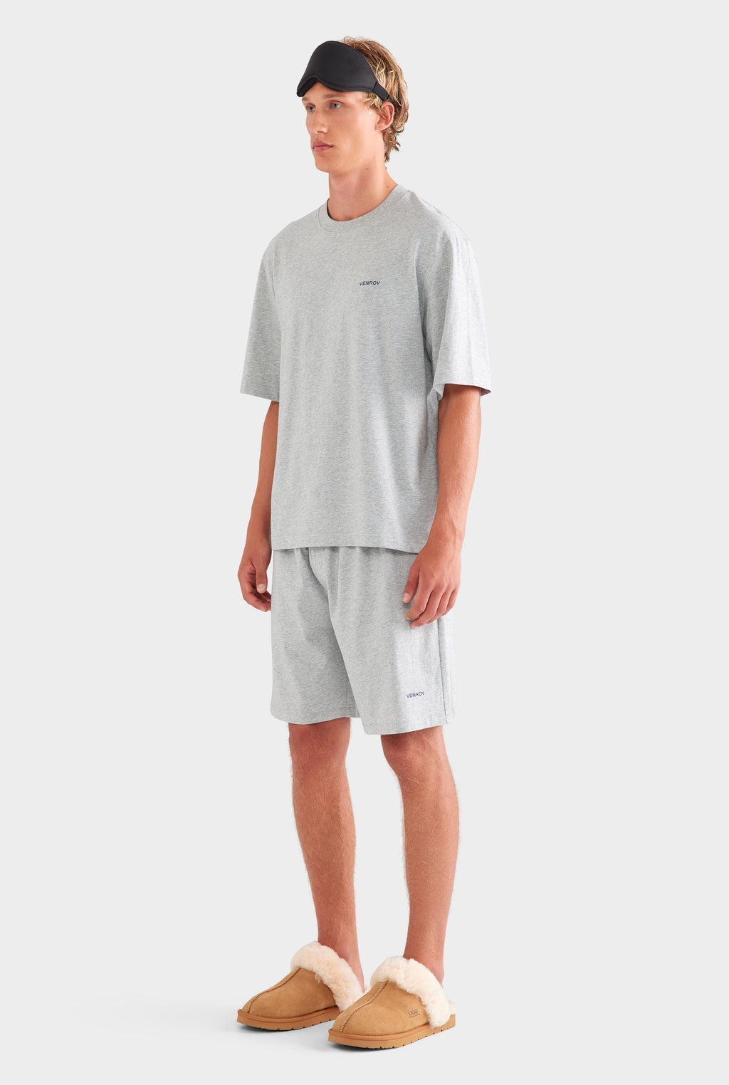 Mens Sleepwear Set - Grey Marl