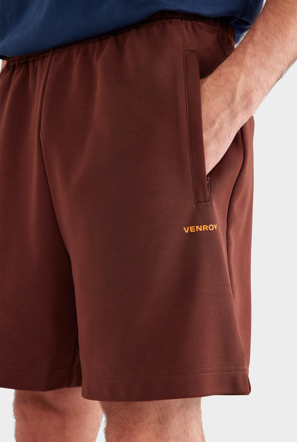 Jersey Track Short - Chocolate