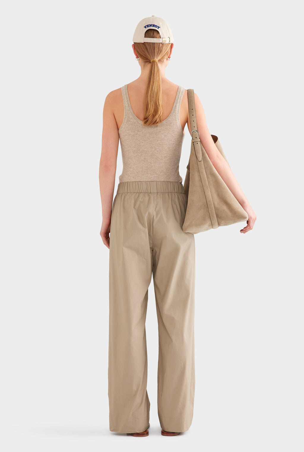 Heavy Cotton Poplin Pant - Pebble