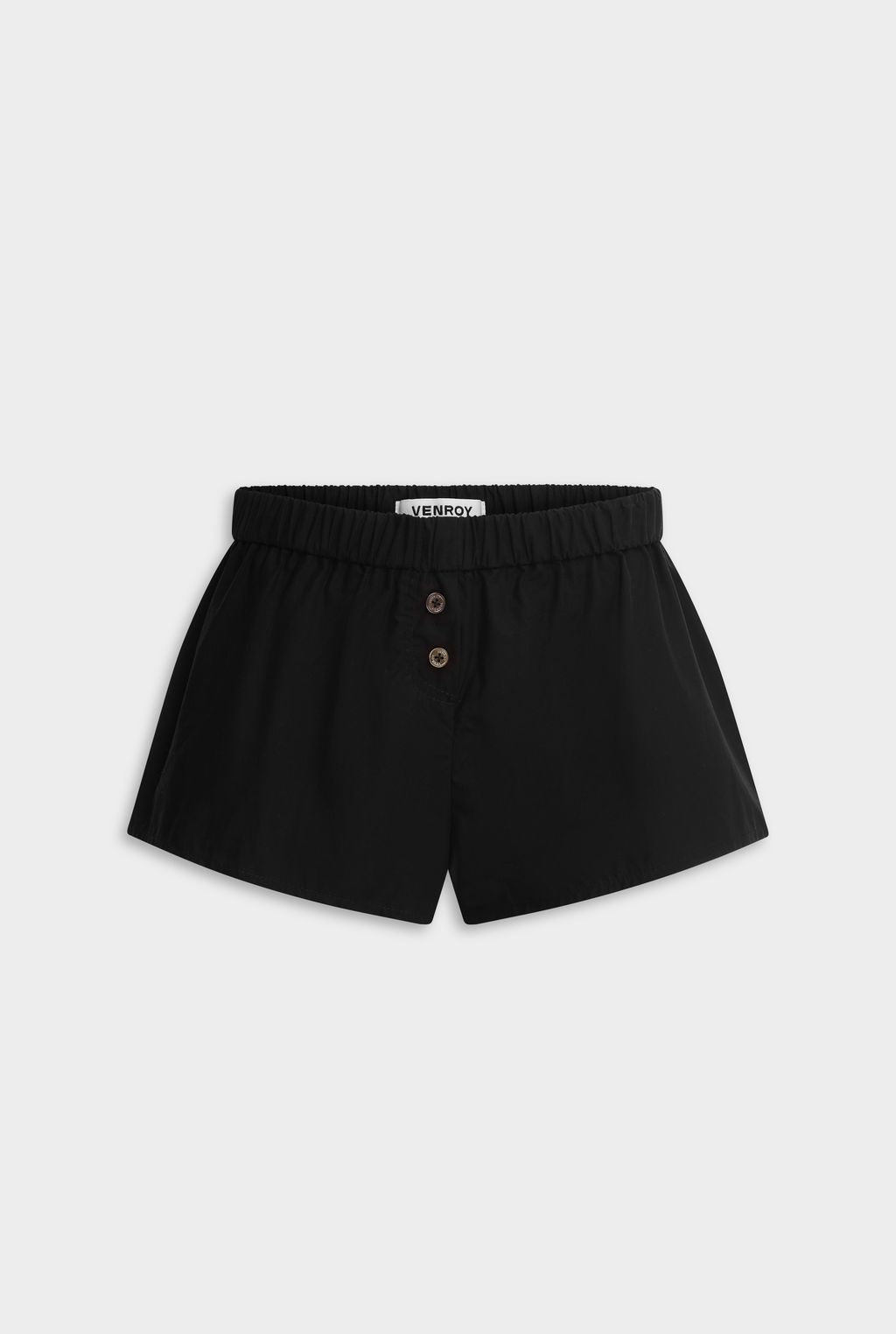 Cotton Poplin Short - Black