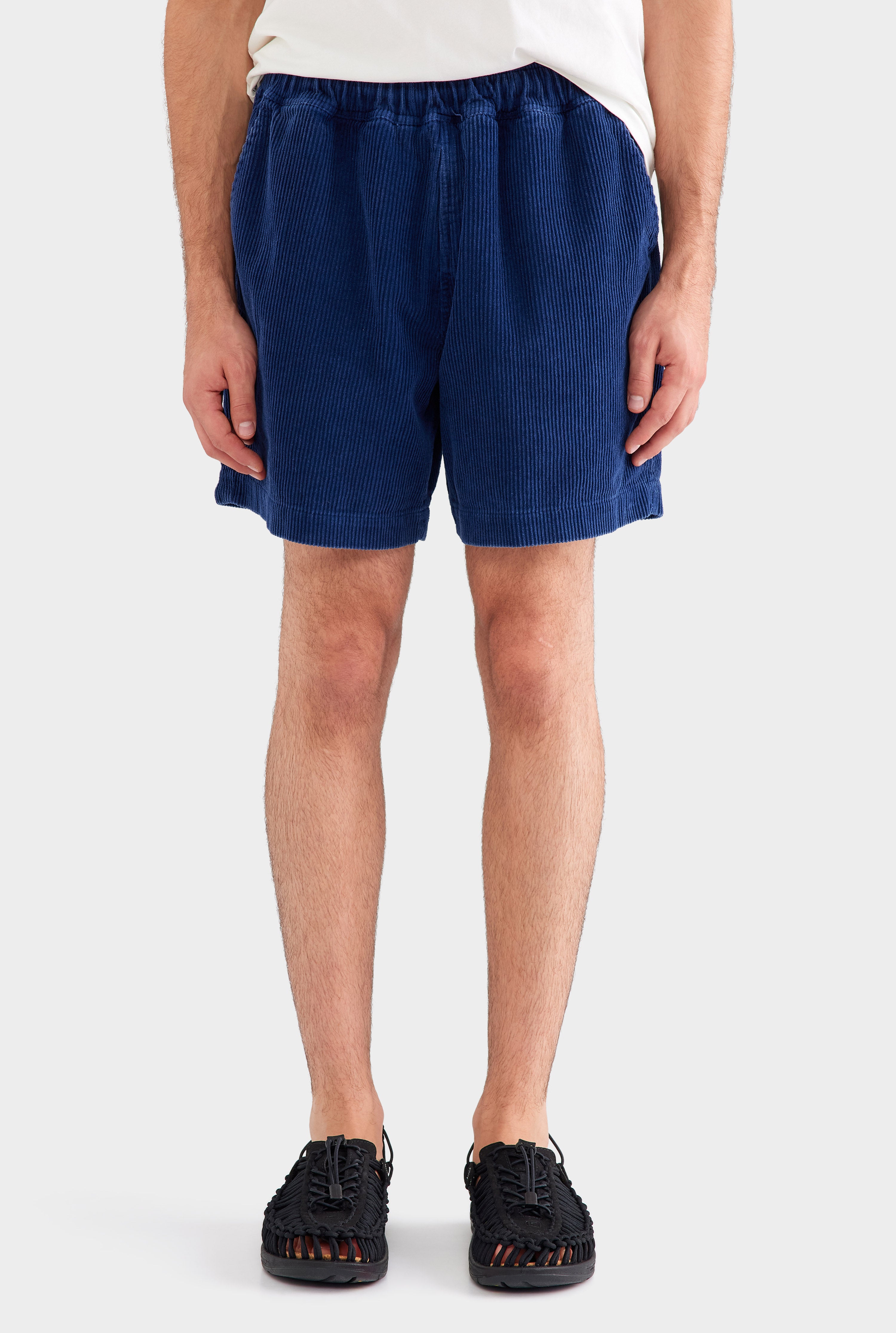 Relaxed Corduroy Short - Washed Navy
