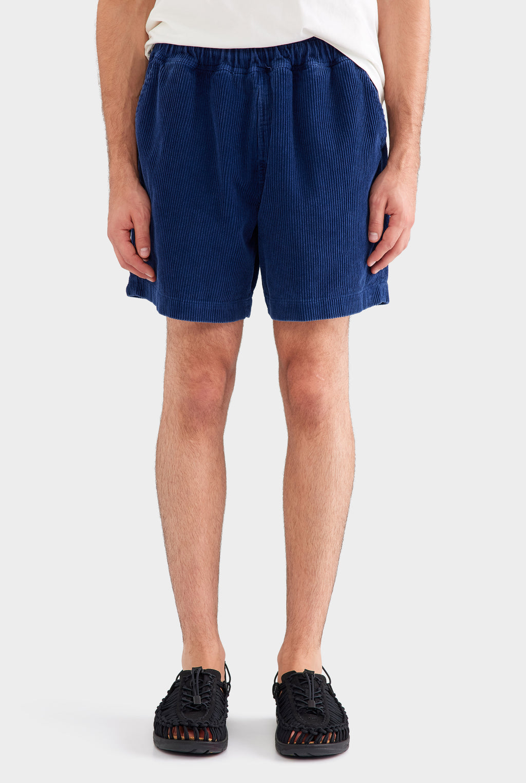 Relaxed Corduroy Short - Washed Navy