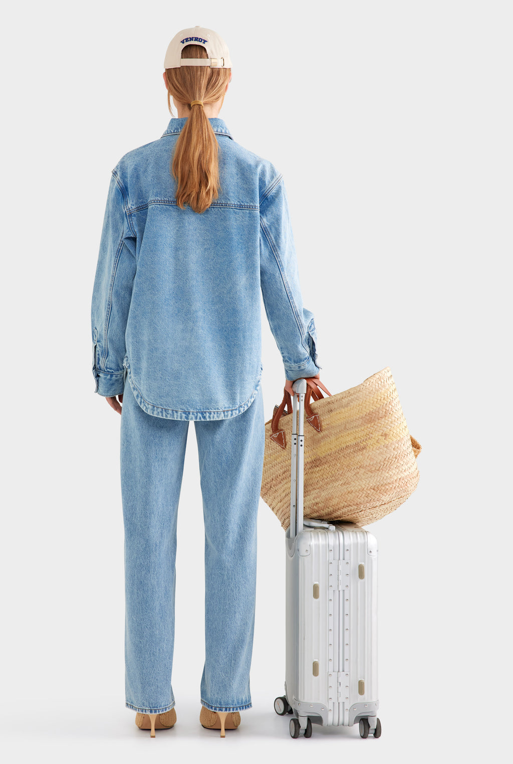 Relaxed Denim Shirt - Light Blue