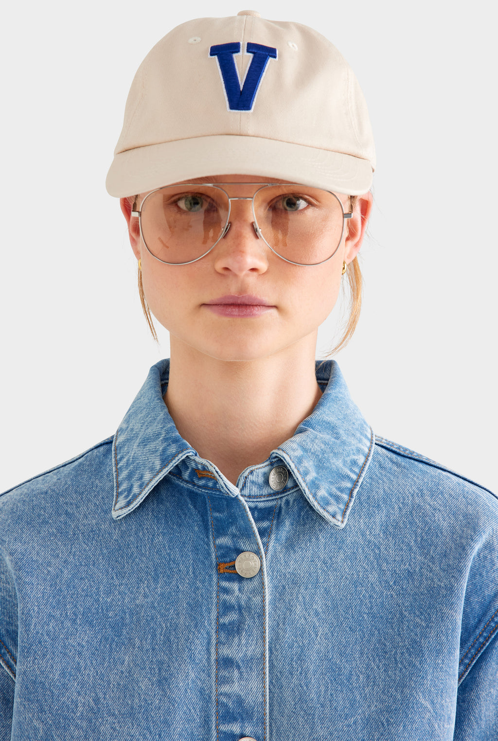 Relaxed Denim Shirt - Light Blue