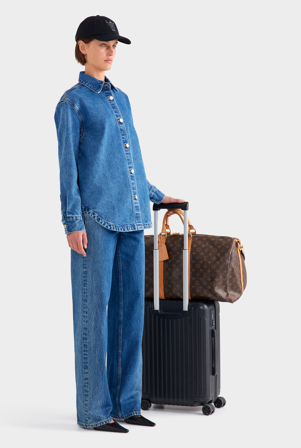 Relaxed Denim Shirt - Mid Indigo