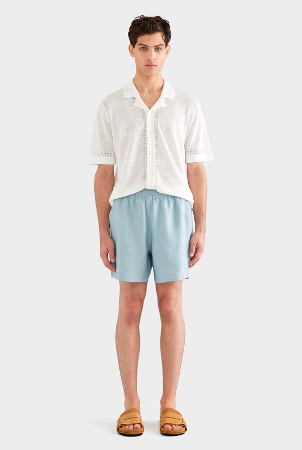 Lounge Short - Arctic Blue/Side Tape