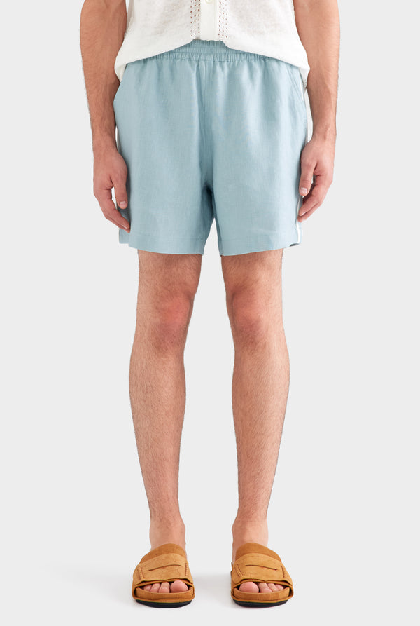 Lounge Short - Arctic Blue/Side Tape