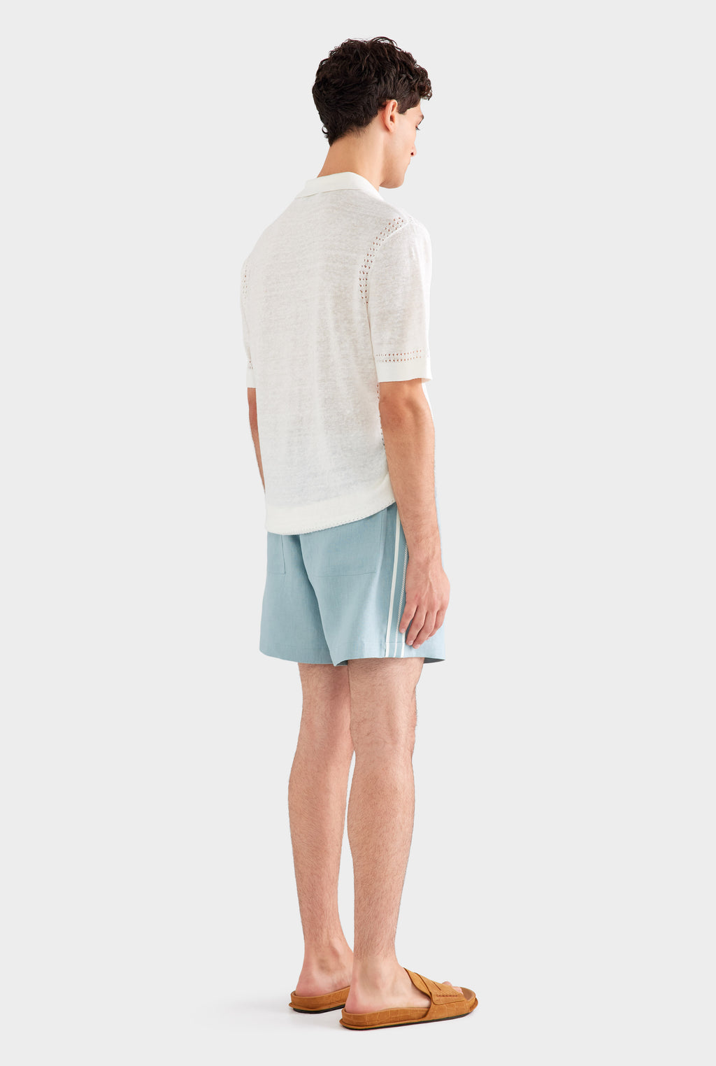 Lounge Short - Arctic Blue/Side Tape