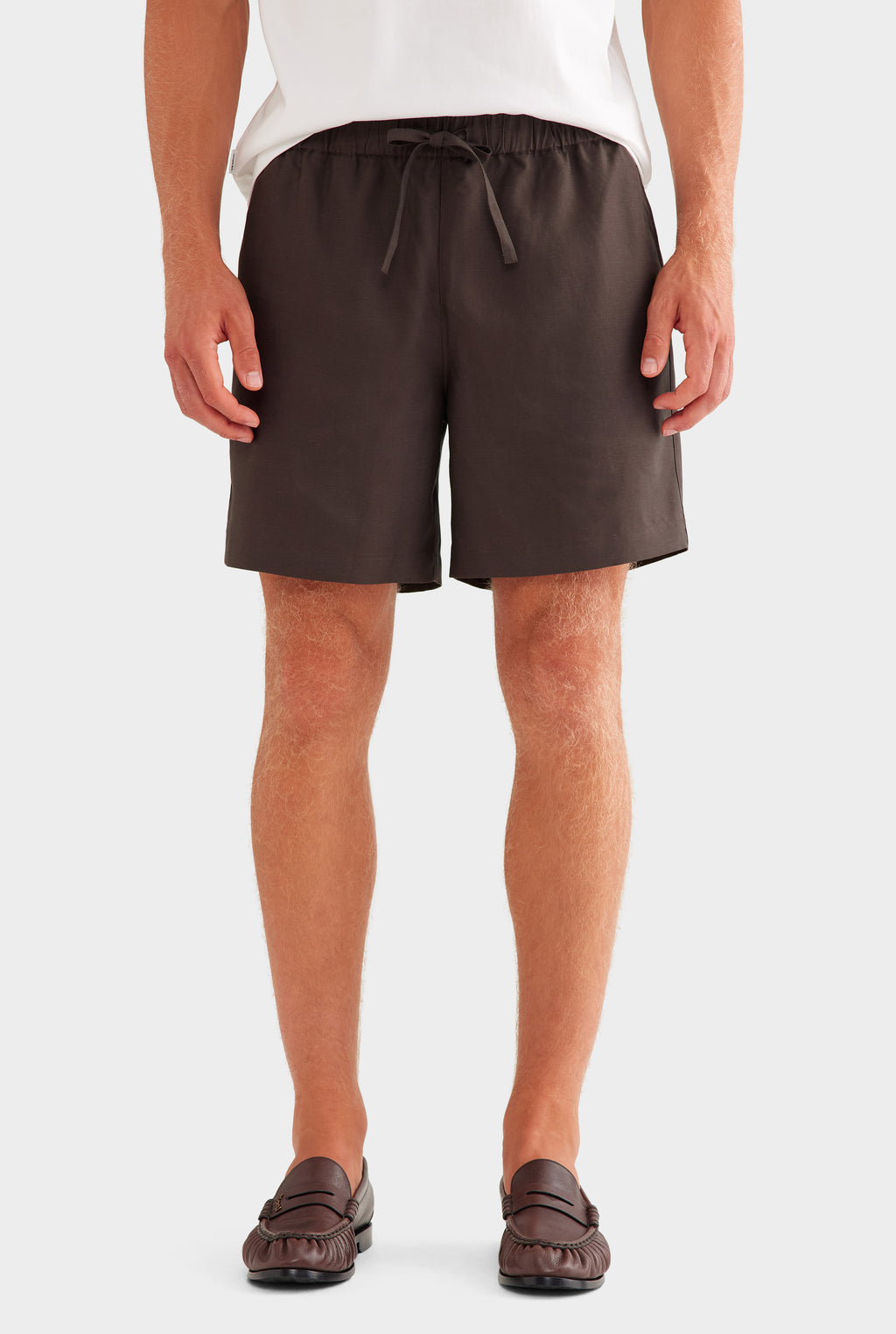 Relaxed Tencel Short - Dark Chocolate