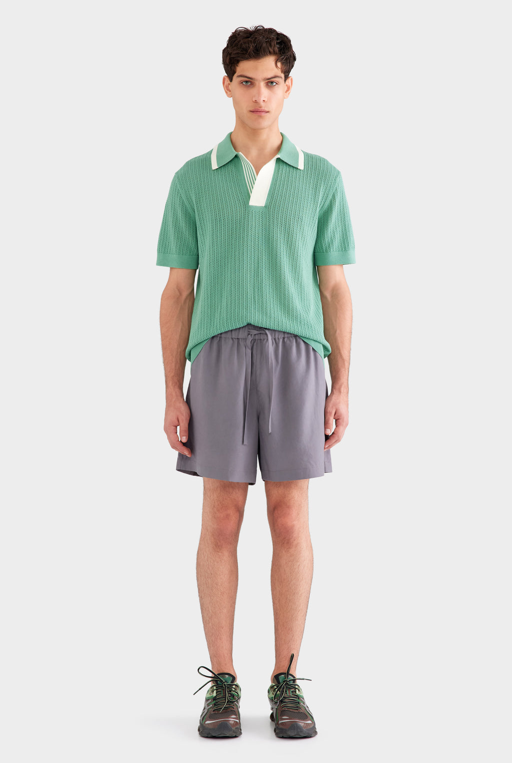 Relaxed Tencel Short - Charcoal