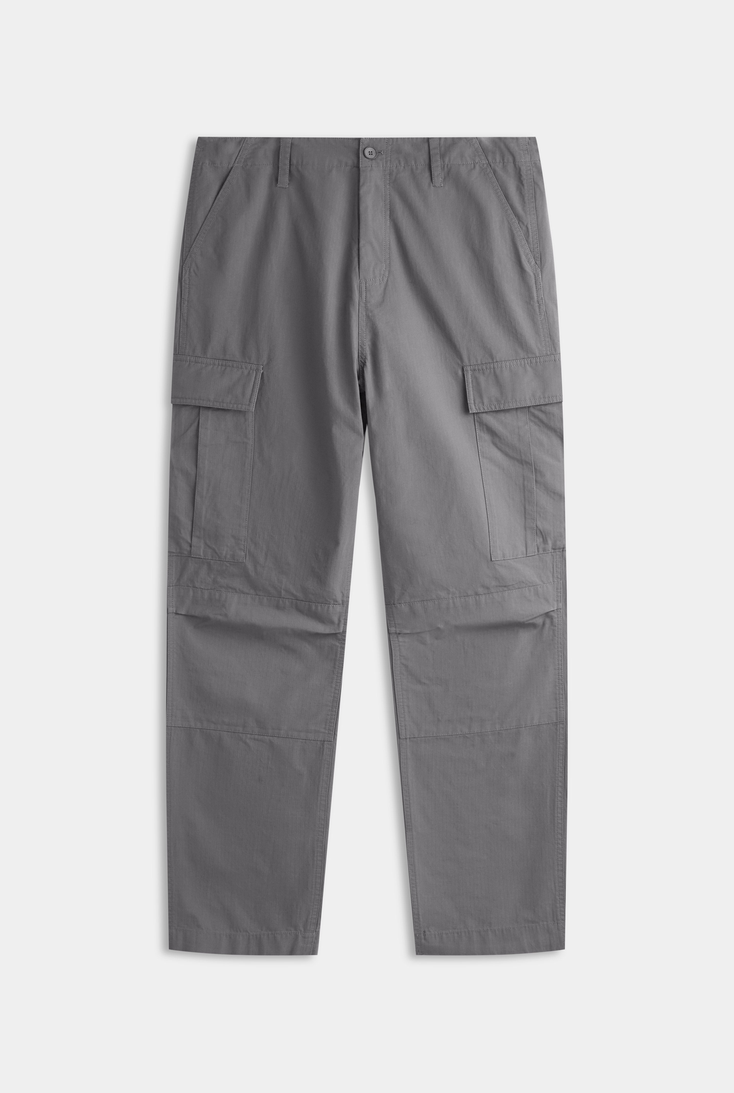 Mens Ripstop Cotton Cargo Pant in Charcoal | Venroy – VENROY
