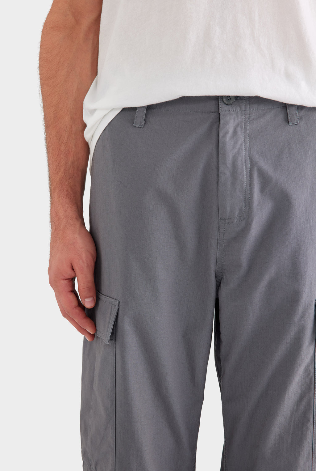 Ripstop Cotton Cargo Pant - Charcoal