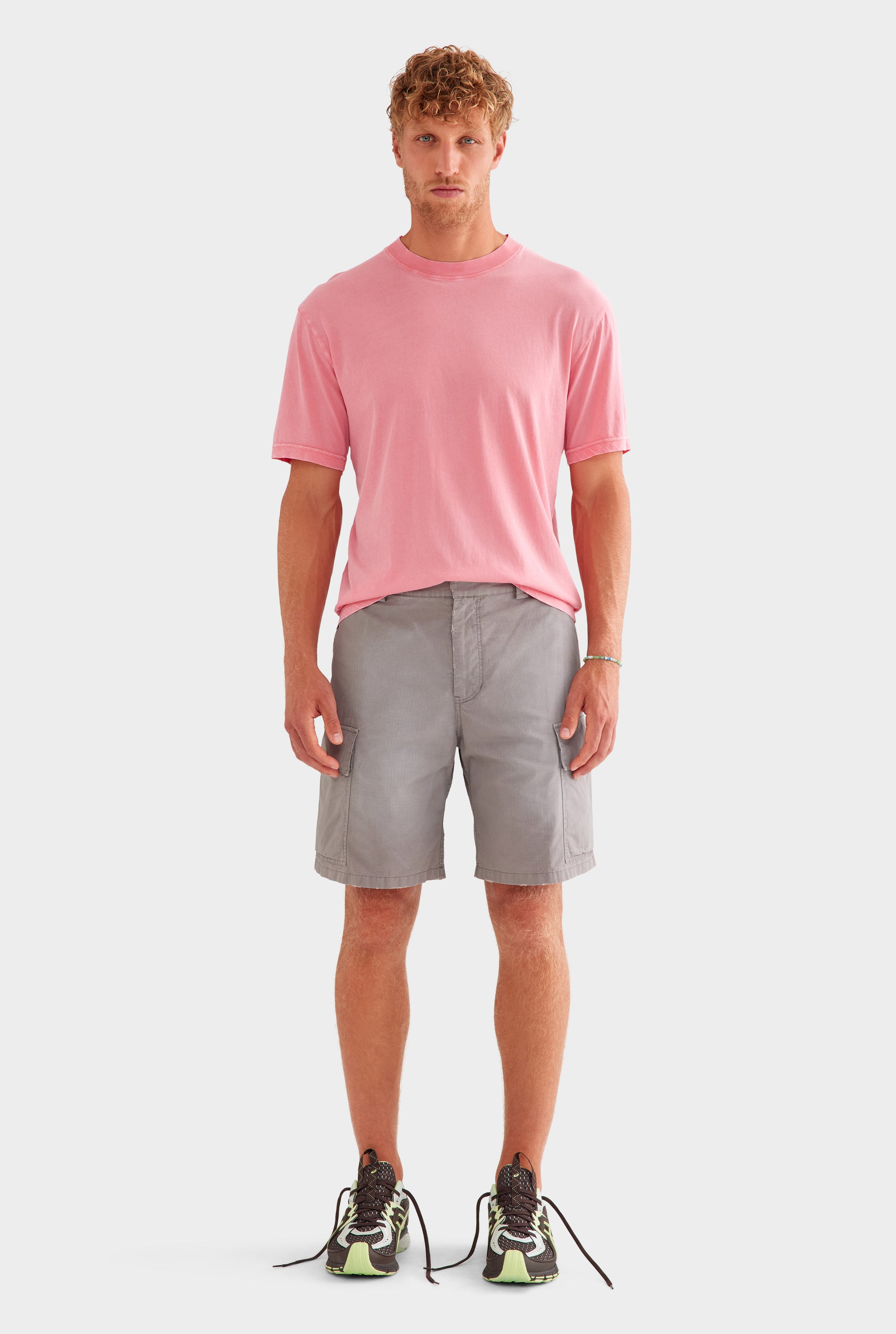 Ripstop Cotton Cargo Short - Washed Grey