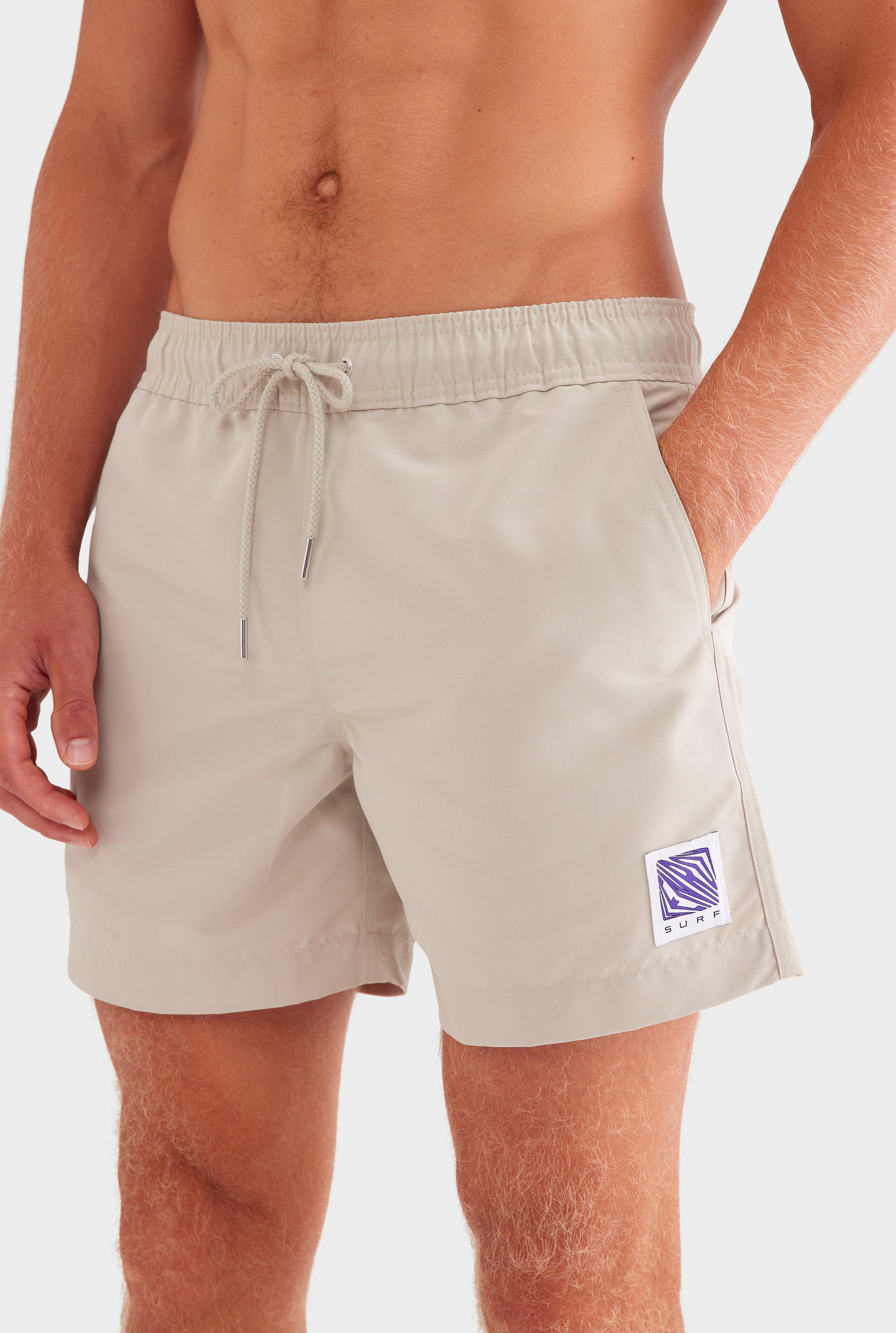 Ripstop Swim Short - Taupe