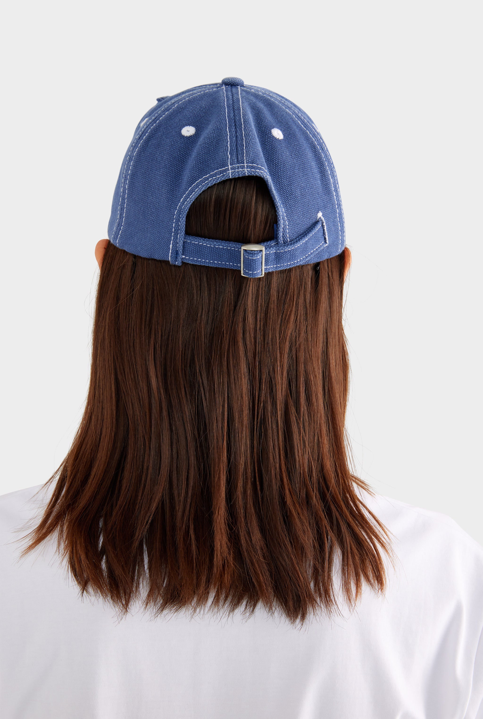 Marseille Distressed Canvas Cap - Washed Navy