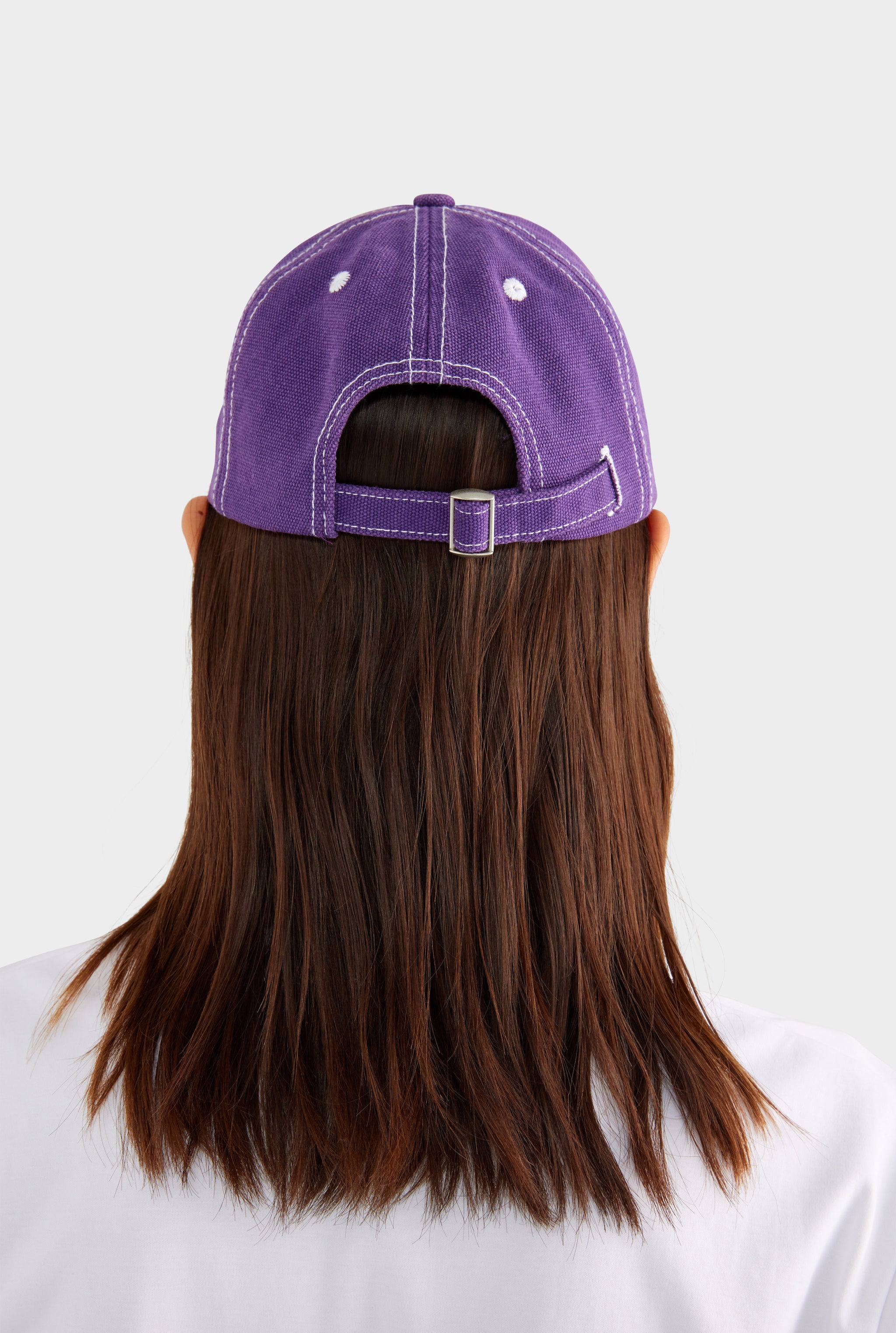 Marseille Washed Canvas Cap - Washed Purple