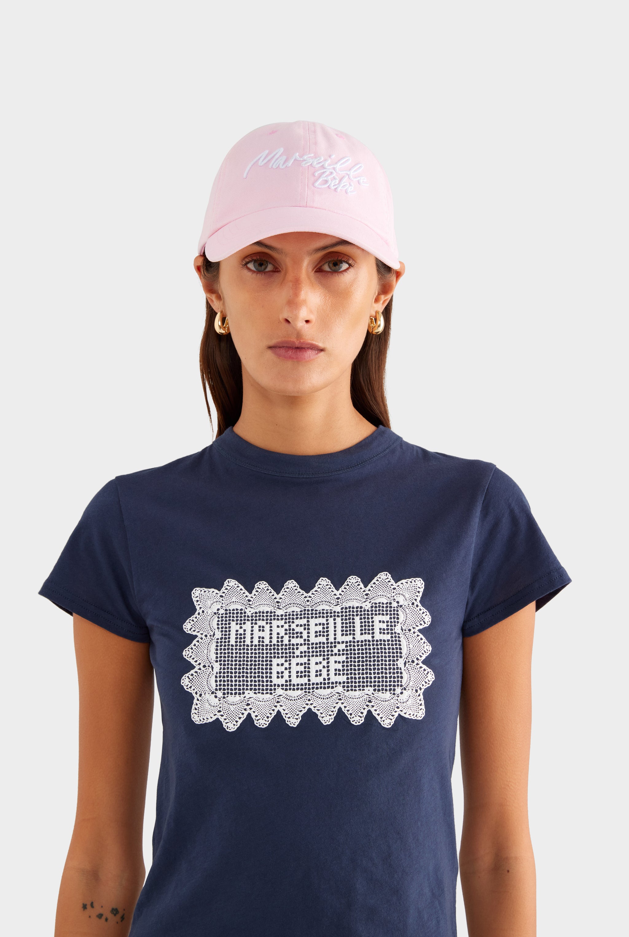 Marseille Bebe Cotton Twill Cap - Washed Pink