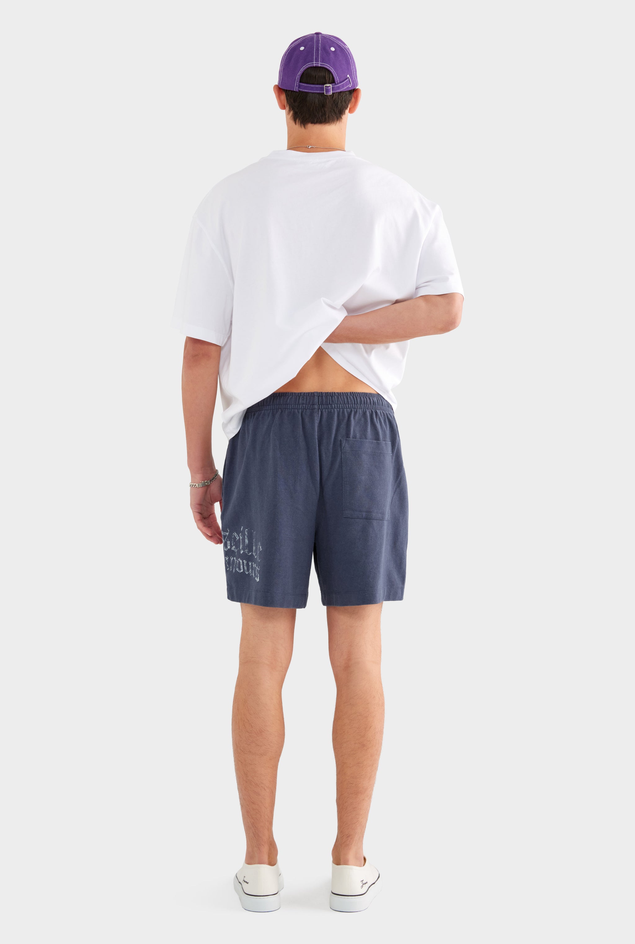 Lightweight Jersey Track Short - Navy - XS
