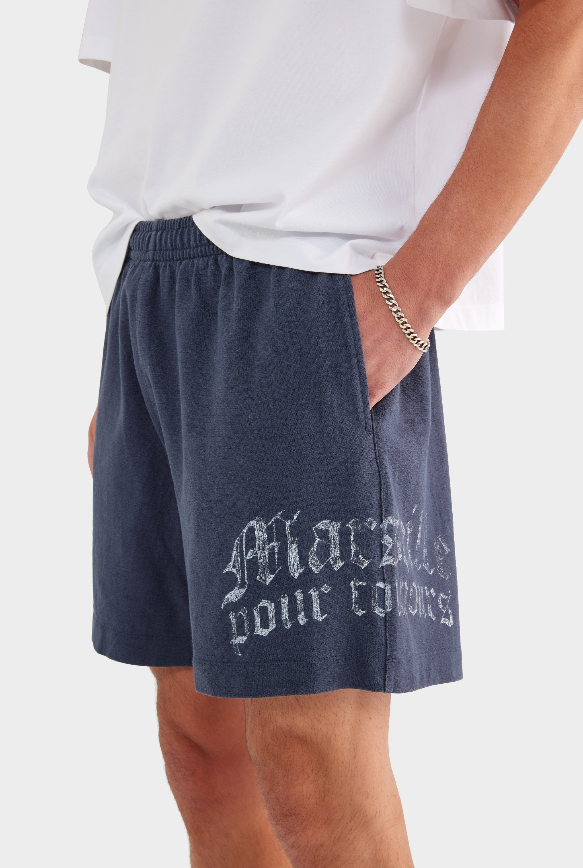 Lightweight Jersey Track Short - Navy - XS