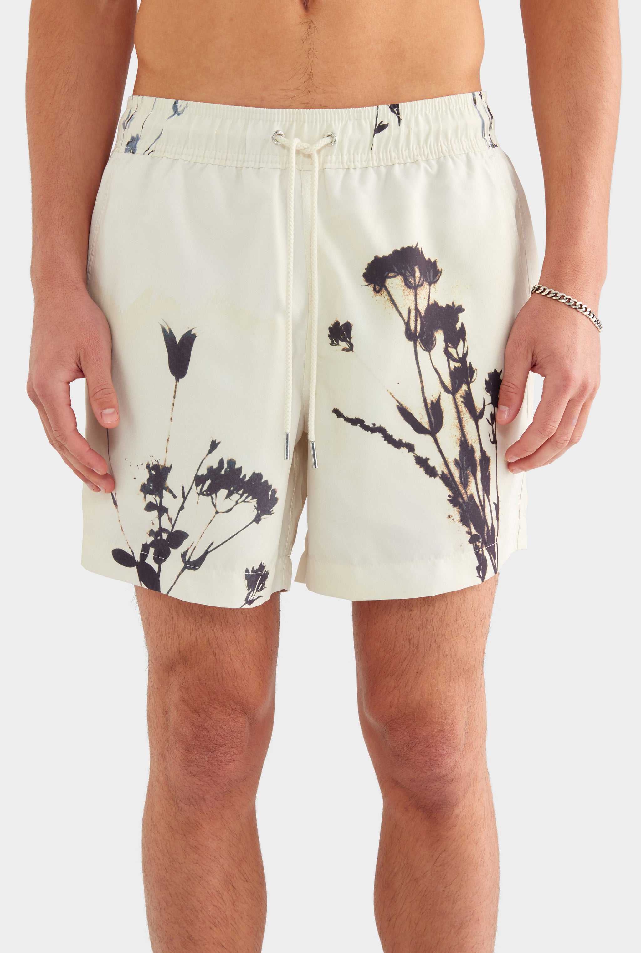 Printed Swim Short - Marseille Dried Floral - 100% Recycled Polyester / Marseille Dried Floral / XS