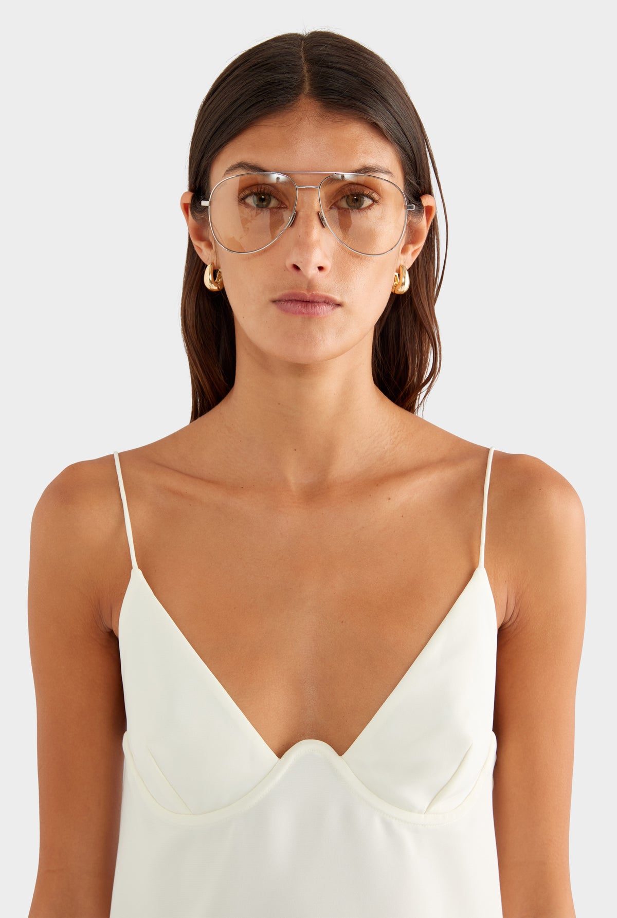 Underwire Cami Top - Off White - XS