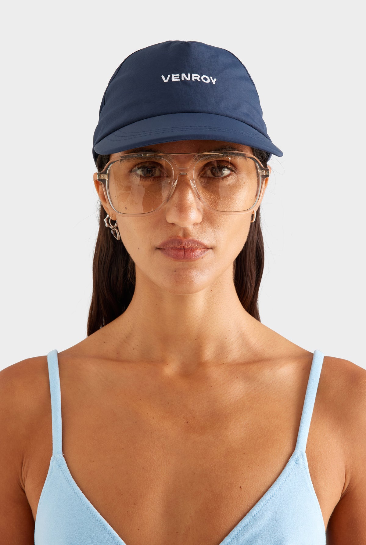 Nylon Sports Cap - Navy