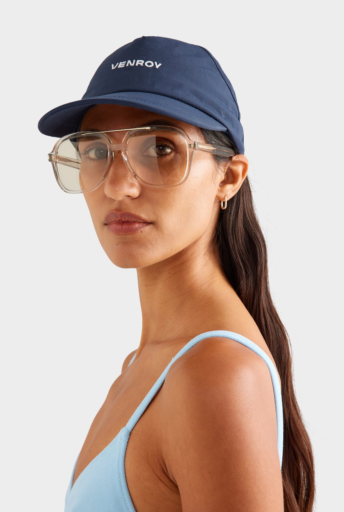 Nylon Sports Cap - Navy